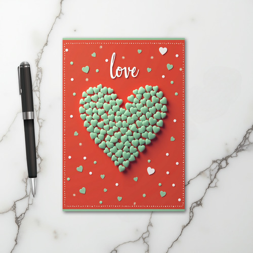 Red Valentines Love Card