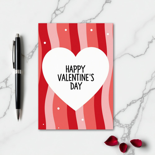 Reds And Pink Valentine Card