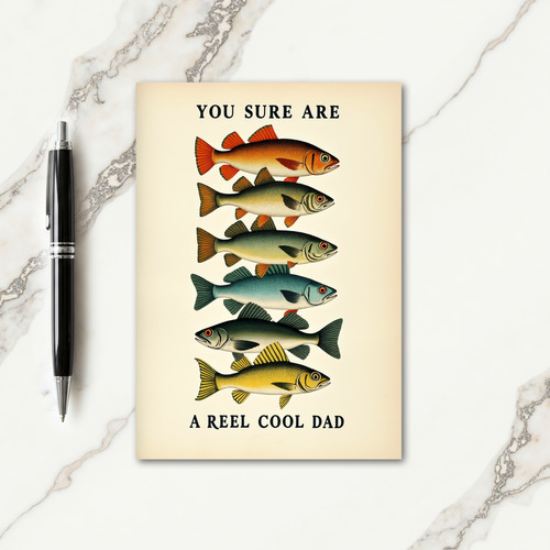 Reel Cool Dad Art Card