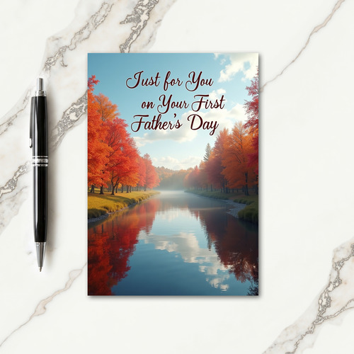 Reflections Fathers Day Scene Card