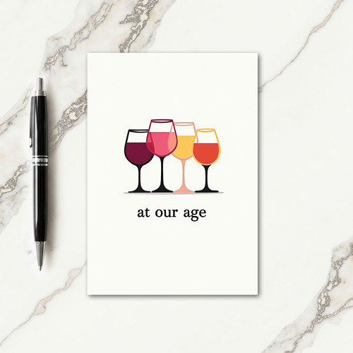 Reflective Birthday Glass Card
