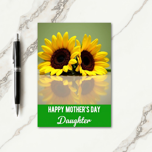 Reflective Floral Mothers Day Card