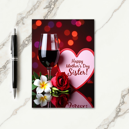 Reflective Mothers Day Card