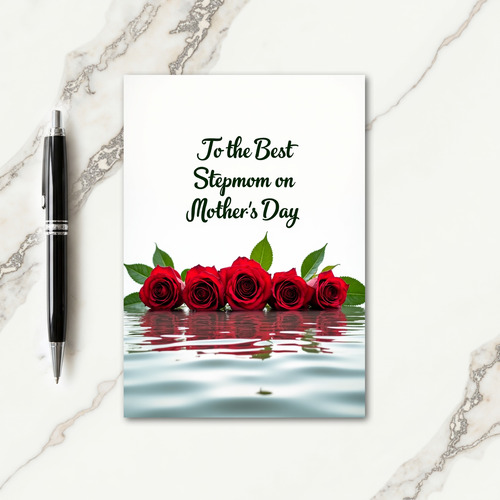 Reflective Water Mothers Day Card