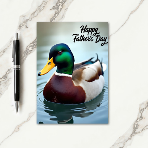 Reflective Waterfowl Day Card