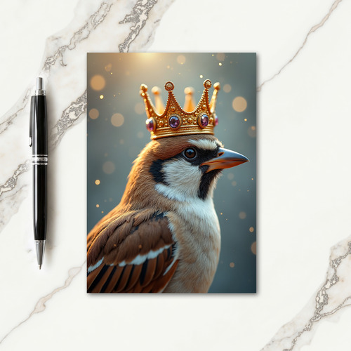 Regal Bird Birthday Card