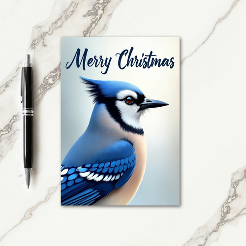 Regal Bird Christmas Card