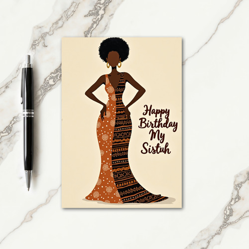 Regal Birthday Woman Card