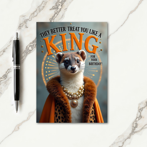 Regal Cape Birthday Card