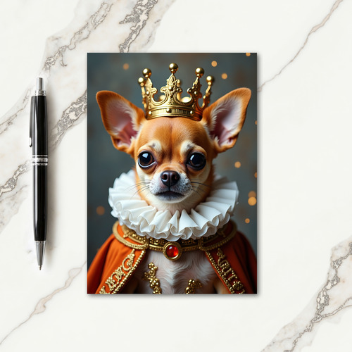 Regal Dog Birthday Card