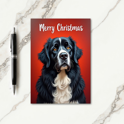 Regal Dog Christmas Card thumbnail