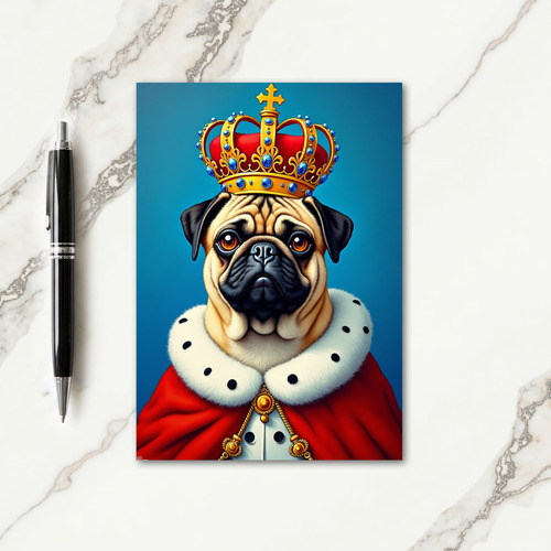 Regal Dog Fathers Day Card