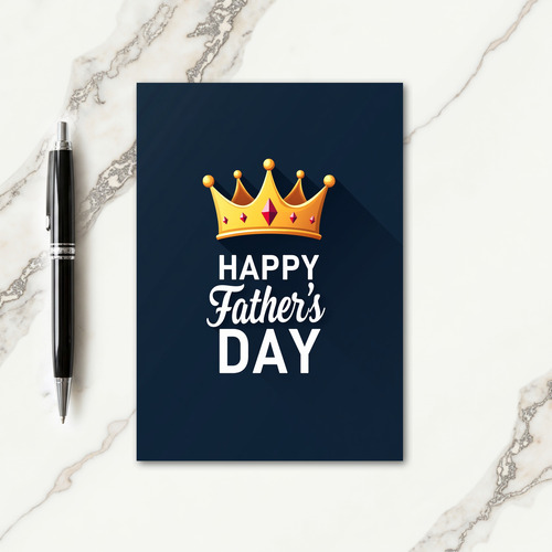 Regal Fathers Day Graphic Card