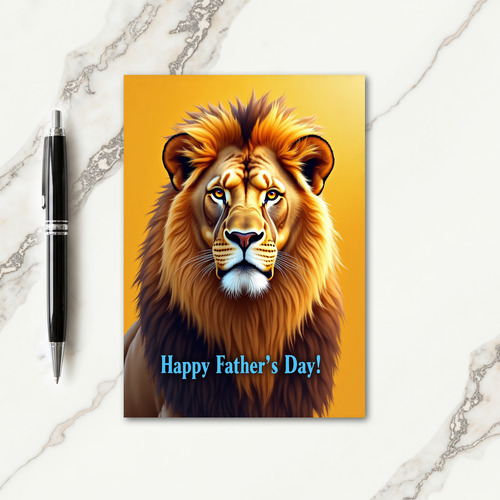Regal Fathers Day Lion Card