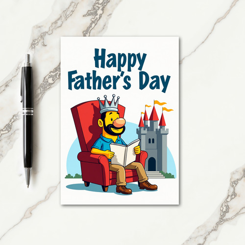 Regal Fathers Day Scene Card
