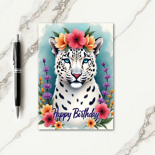Regal Floral Birthday Card