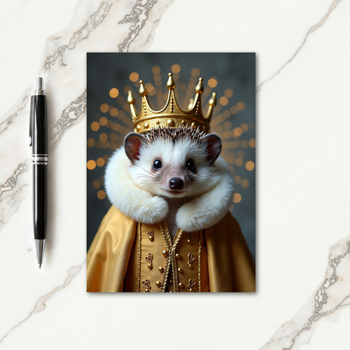 Regal Gold Robe Birthday Card
