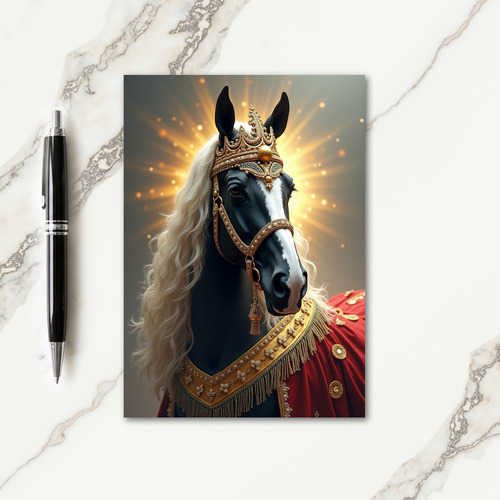 Regal Horse Birthday Card