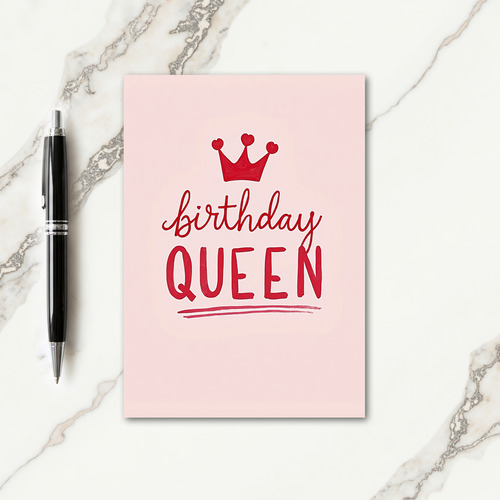 Regal Pink Birthday Card