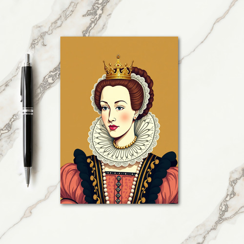 Regal Portrait Birthday Card