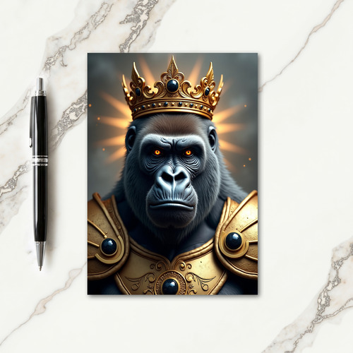 Regal Primate Birthday Card