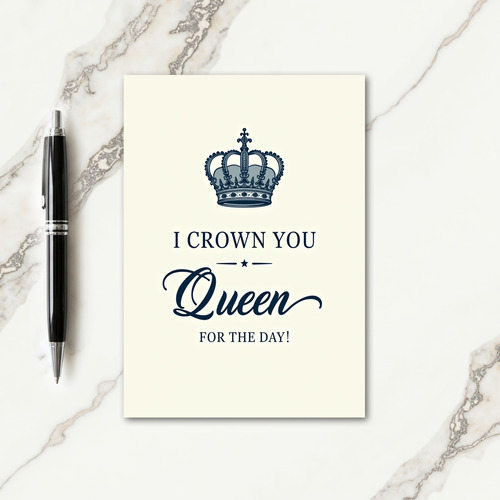 Regal Queen Birthday Card