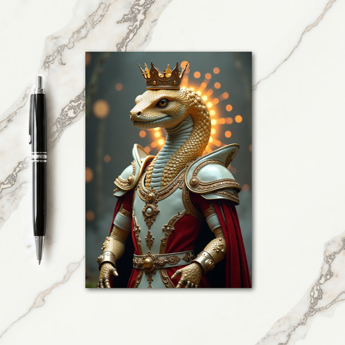 Regal Reptile Birthday Card