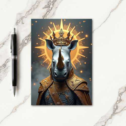 Regal Rhino Birthday Card