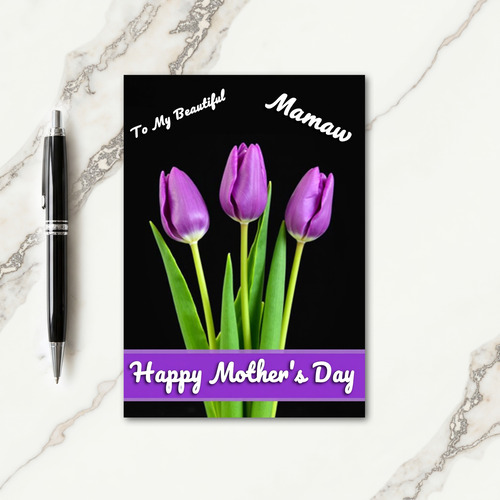 Regal Violet Mothers Day Card