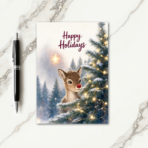 Reindeer Card