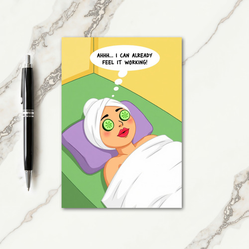 Relaxing Mothers Day Moment Card