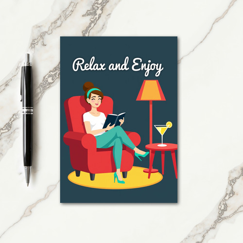 Relaxing Mothers Day Scene Card