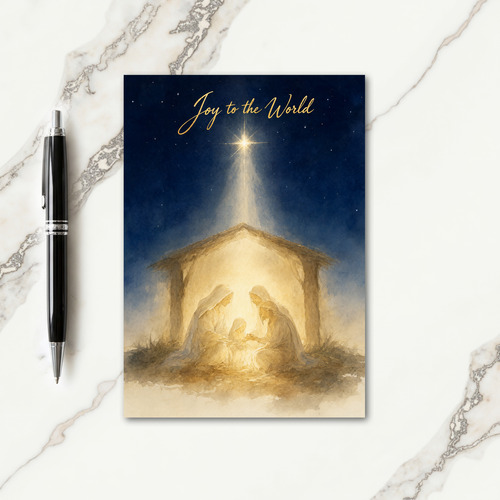 Religious Christmas Card Designs Card