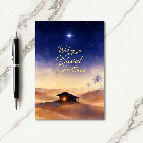 Religious Christmas Card Inserts Card