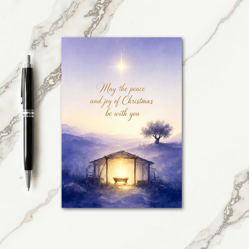 Religious Christmas Card Verses Card