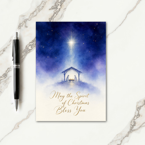 Religious Christmas Greeting Card Sayings Card