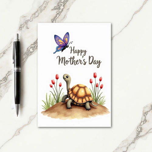 Reptile Floral Mothers Day Card