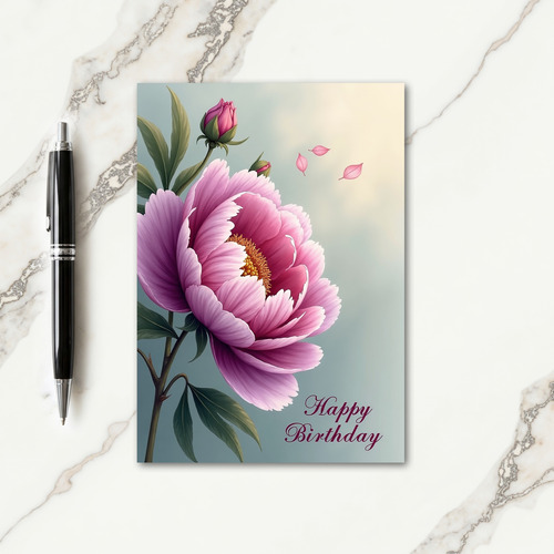 Resplendent Birthday Card