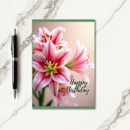 Resplendent Bloom Birthday Card