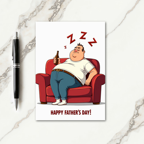 Restful Fathers Day Moment Card