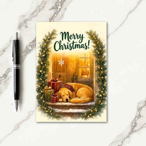 Retriever Christmas Card