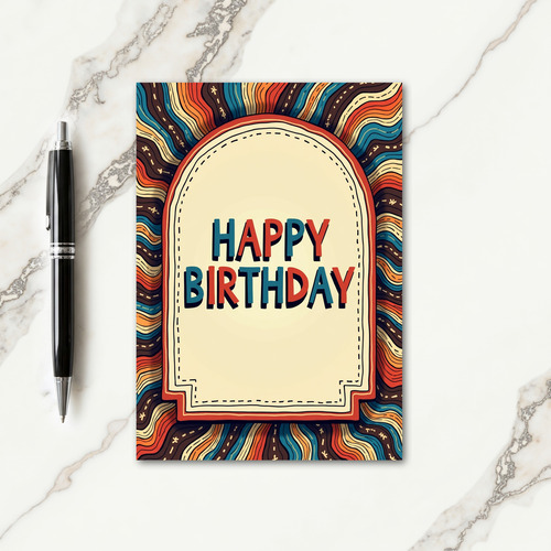 Retro Birthday Card