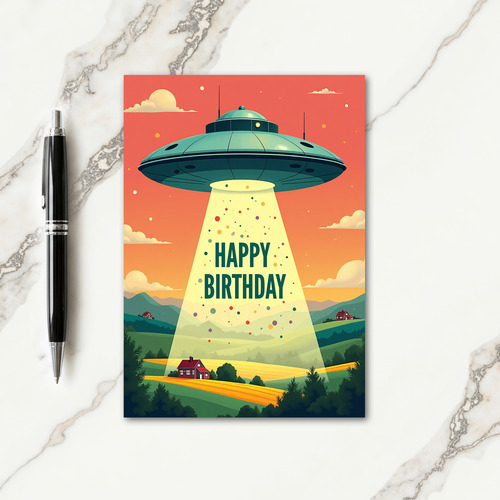 Retro Craft Birthday Card