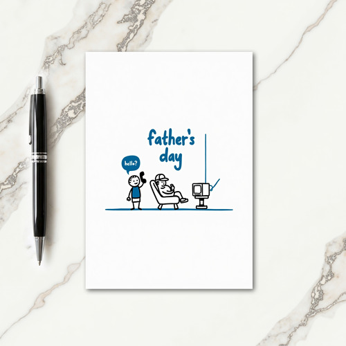 Retro Fathers Day Moment Card
