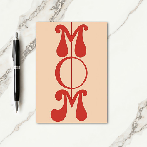 Retro Mom Graphic Card