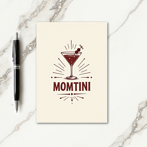 Retro Momtini Mothers Day Card