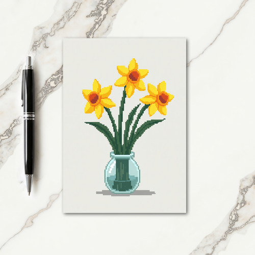 Retro Mothers Day Bloom Art Card