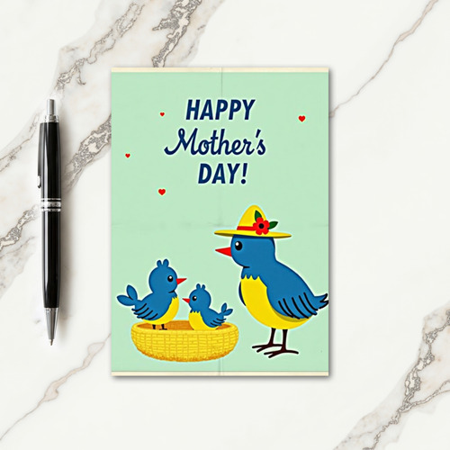 Retro Mothers Love Card