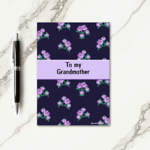 Retro Pixel Mothers Love Card