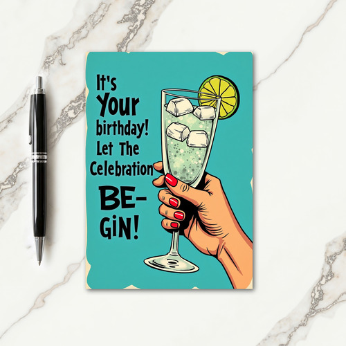 Retro Pop Birthday Card